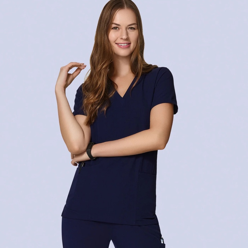 Mandala Navy Blue Scrubs